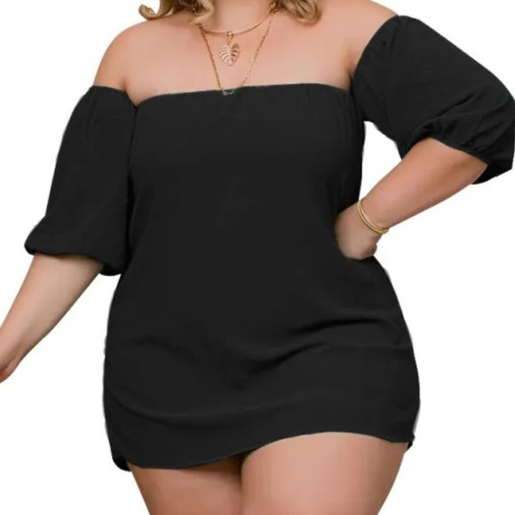 Women One-Shoulder Solid Color Straps Comfortable Elastic Shorts Two-Pieces - Picture 3 of 14